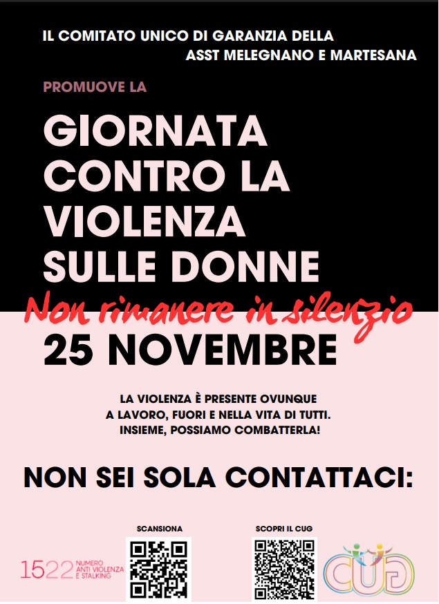 CUG - Giornata eliminazione Violenza sulle Donne CUG - Giornata eliminazione Violenza sulle Donne